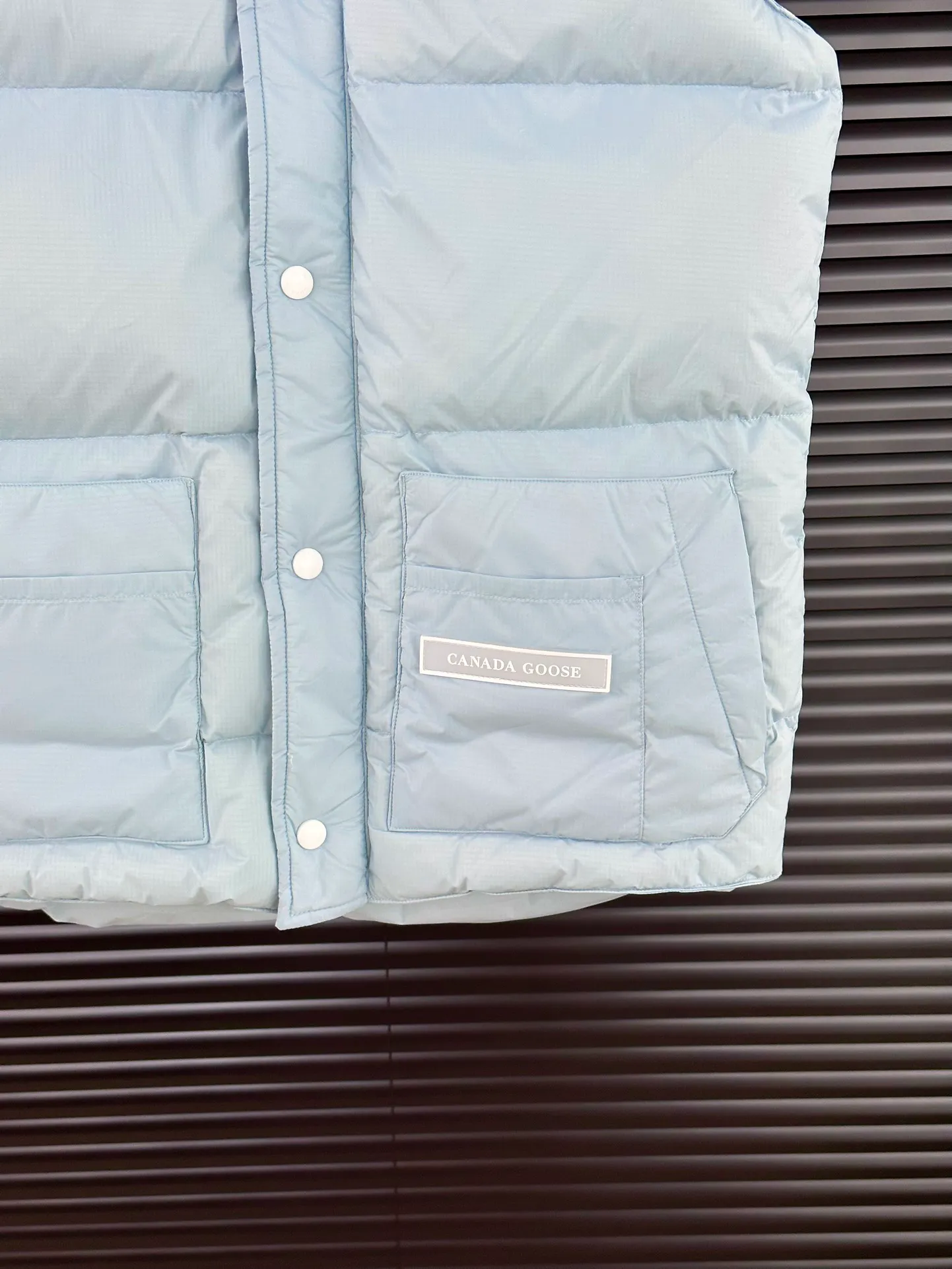 P400 【𝗖𝗮𝗻𝗮𝗱𝗮𝗴𝗼𝗼𝘀𝗲】/Canada Goose/White Label Glacier Down Vest/Dawn Blue